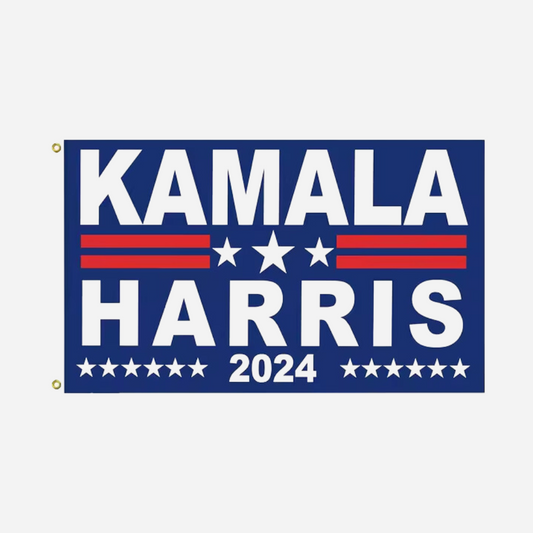 KAMALA HARRIS FLAG BANNER 2024